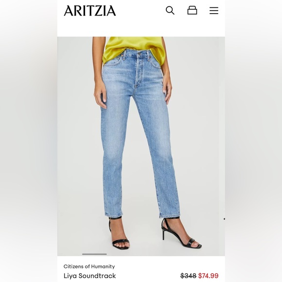 Citizens Of Humanity Denim - Citizens Of Humanity Light Blue Jeans